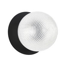 Lassie Diamond Cut Glass Cool White LED Outdoor Wall Light